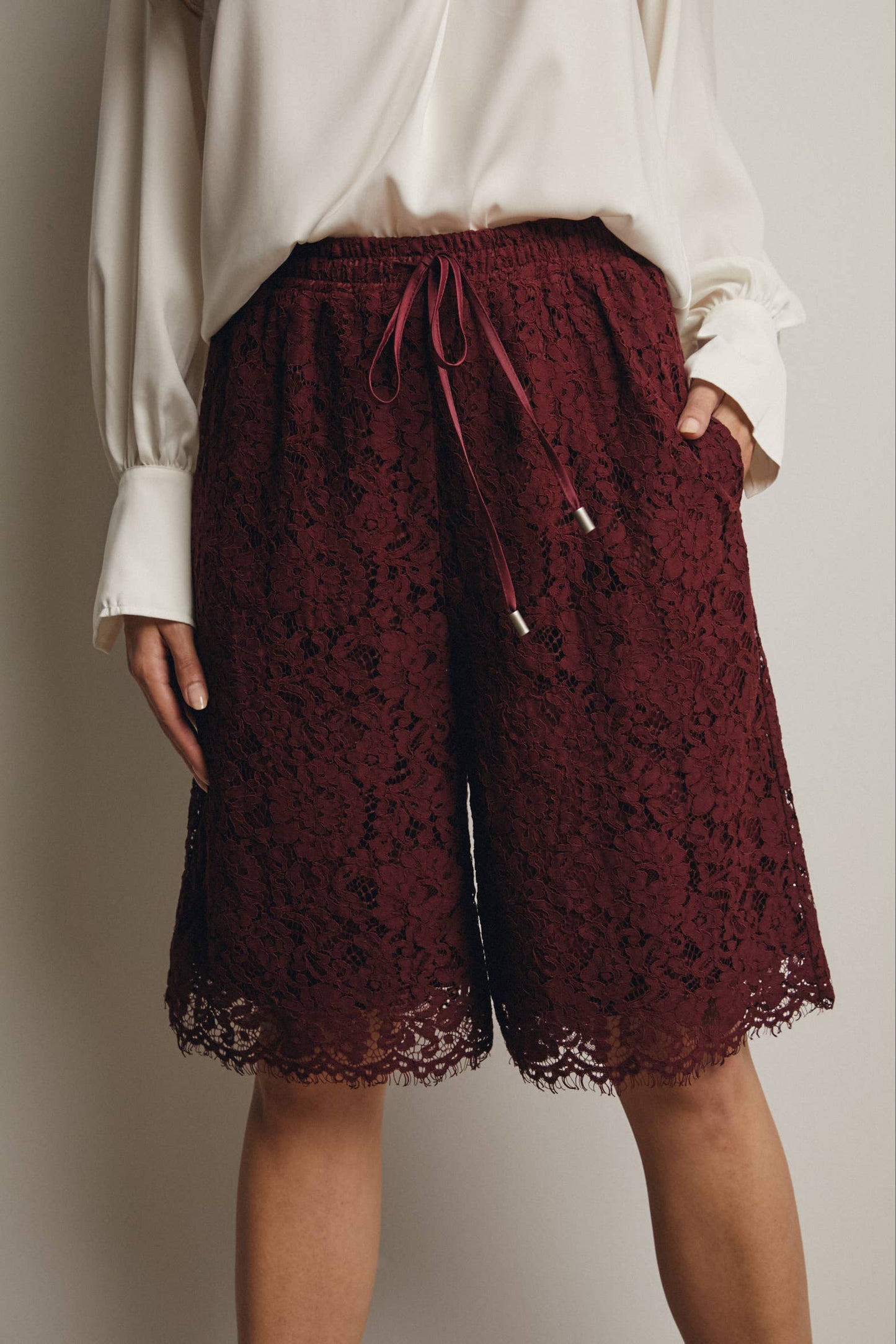 Mandy Lace Bermuda Shorts