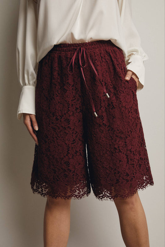 Mandy Lace Bermuda Shorts
