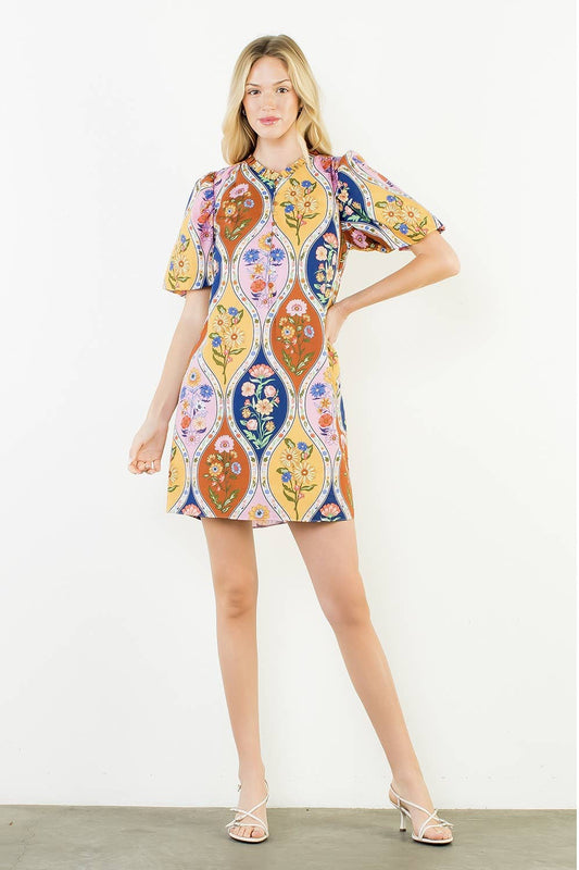 Kennedy Vintage Floral Dress