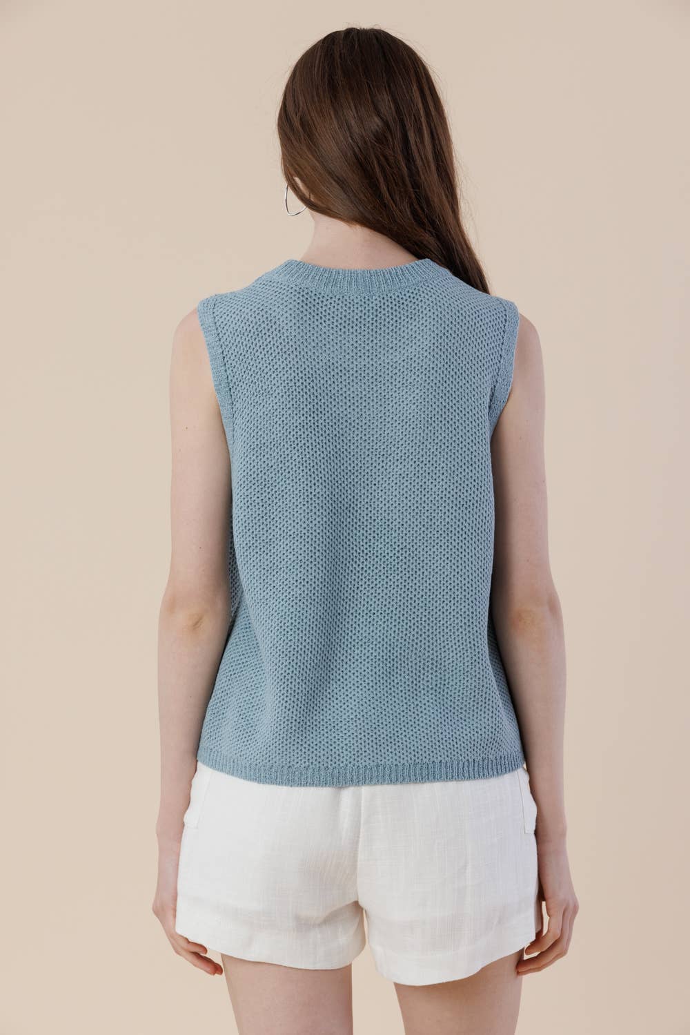 Carla Embroidery Sweater Tank