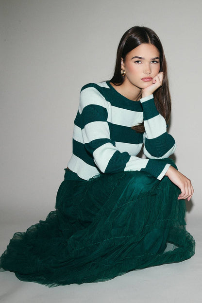 Holly Tiered Midi Skirt