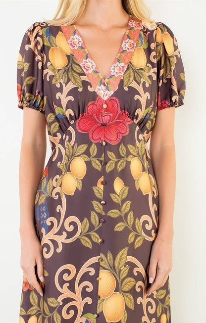 Rio Vibes Midi Dress: THML