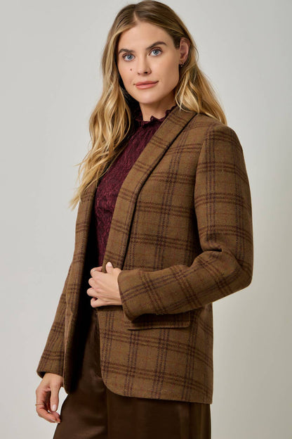 Harlow Plaid Blazer