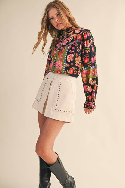 Celia Printed Top