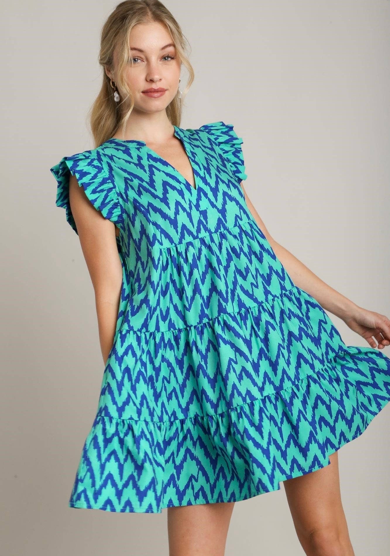 Challenge Accepted Chevron Dress