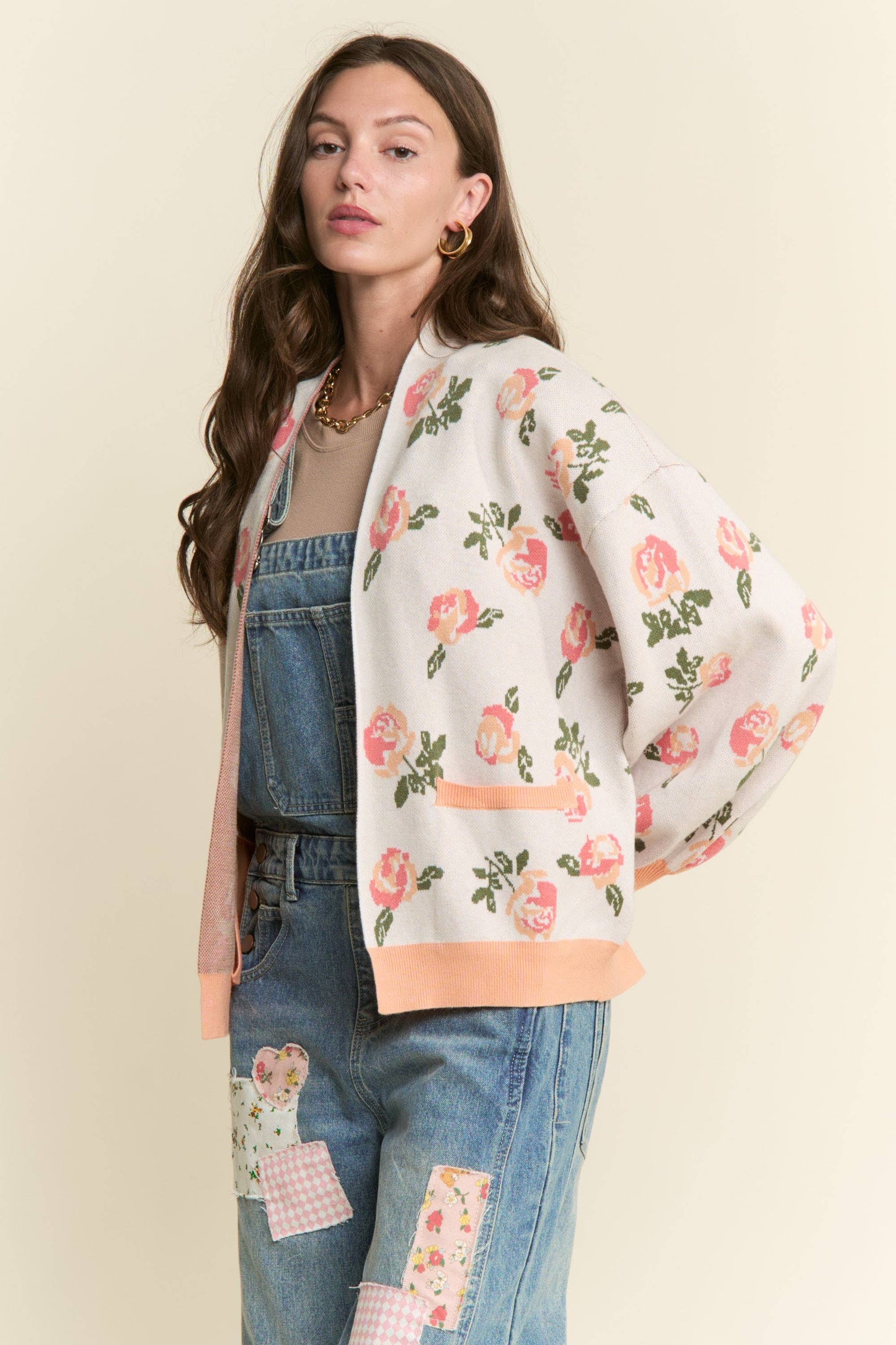Rosie Apricot Cardigan
