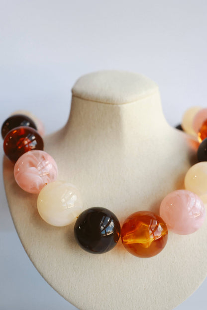 Harvest Moon Bubble Necklace