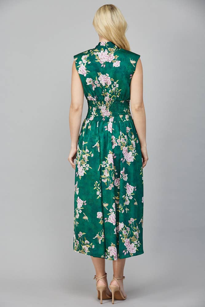 Kenzie Zip Front Floral Dress