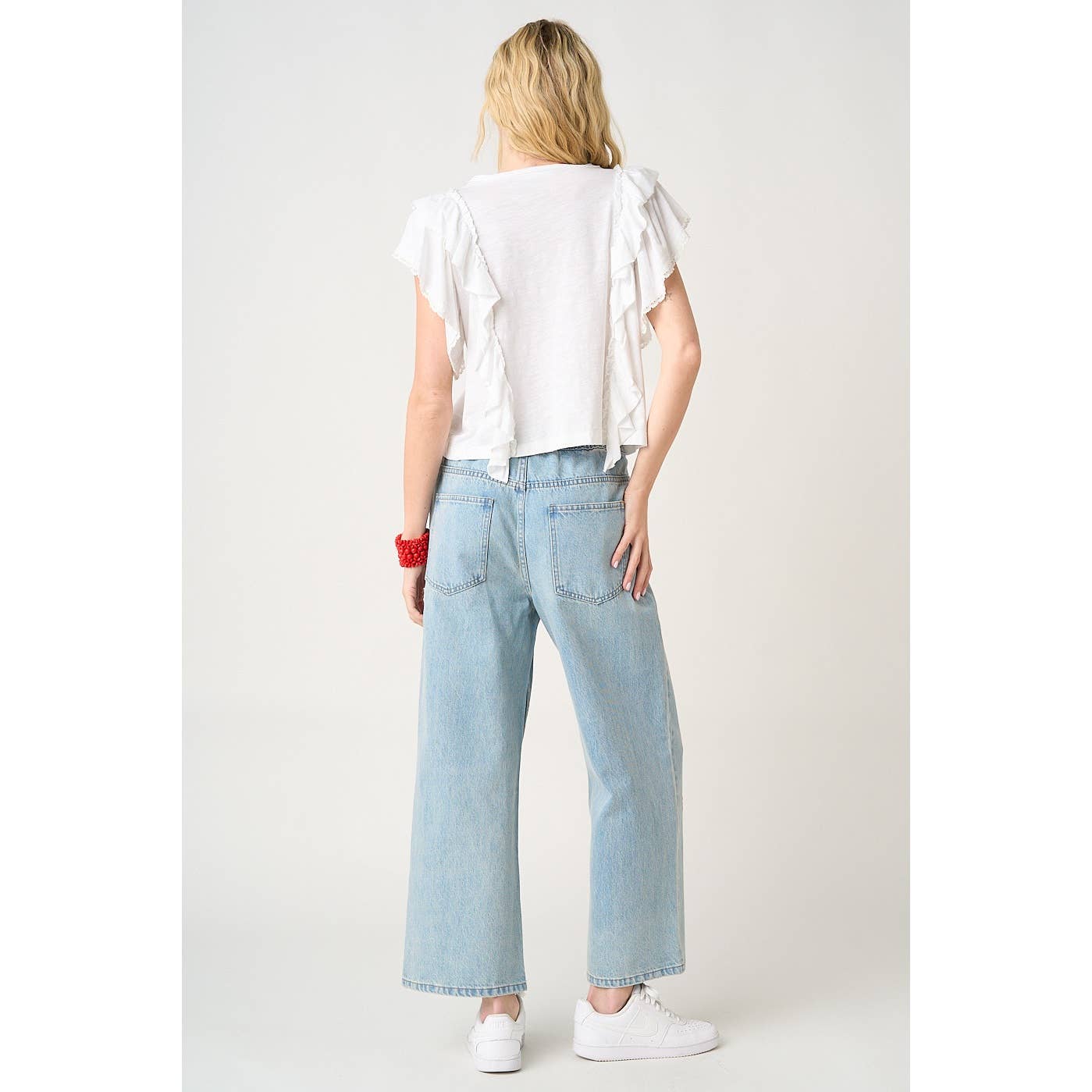 Ainsley Tulip Embroidery Jeans