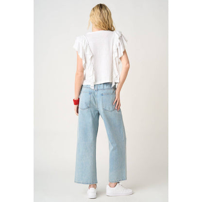 Ainsley Tulip Embroidery Jeans