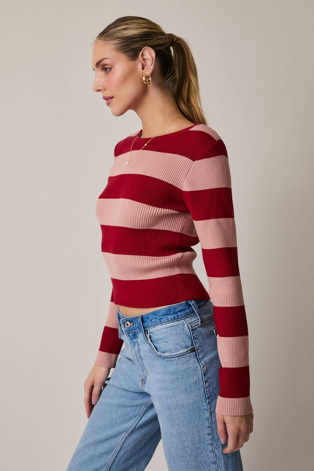 Molly Striped Sweater
