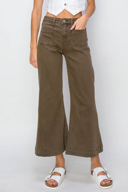 Lawton High Rise Stretch Wide Leg Jeans- Artemis Vintage