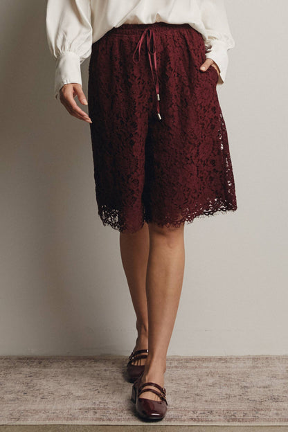 Mandy Lace Bermuda Shorts