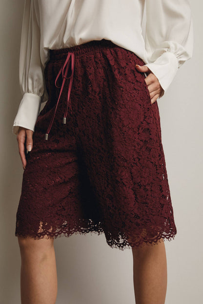 Mandy Lace Bermuda Shorts