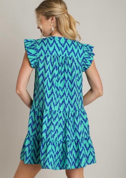 Challenge Accepted Chevron Dress