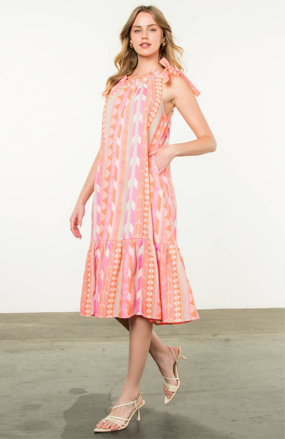 June Midi Dress: THML