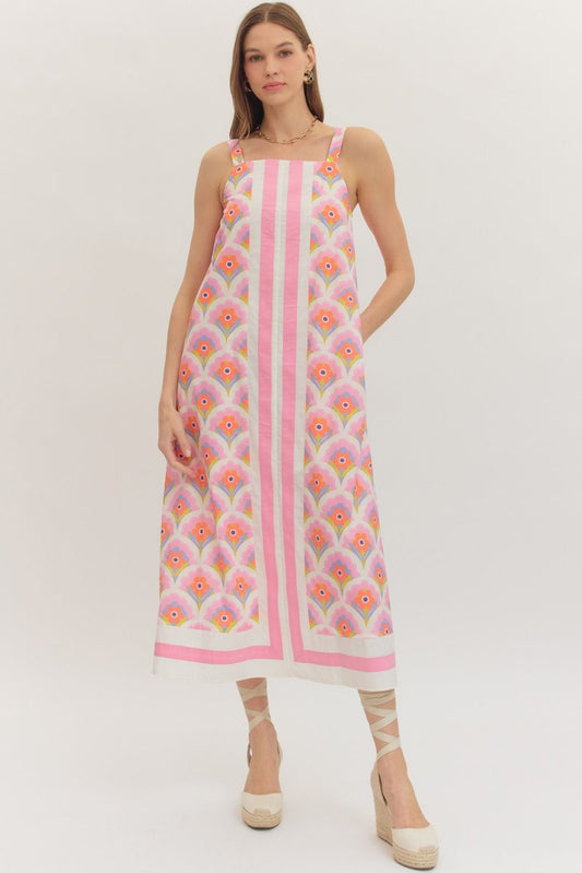 Nina Floral Midi Dress