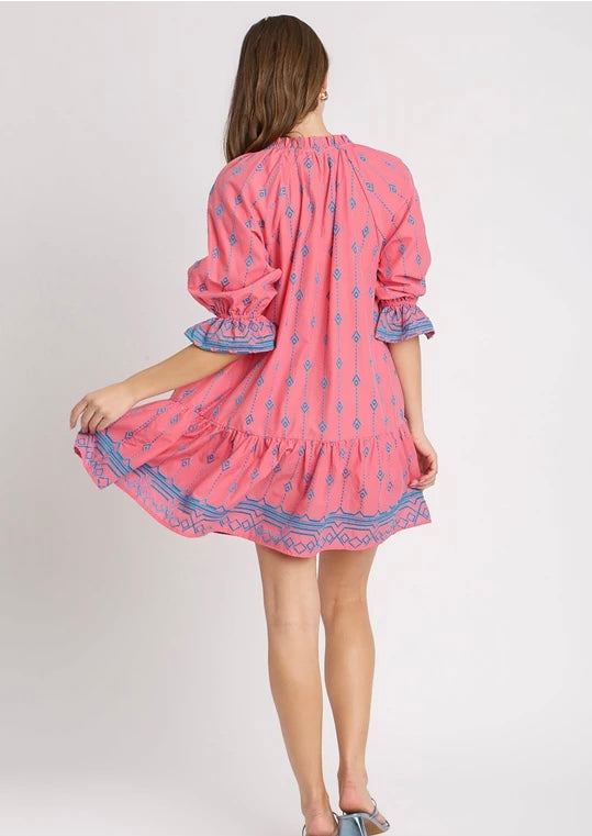 Tea Party Embroidered Dress