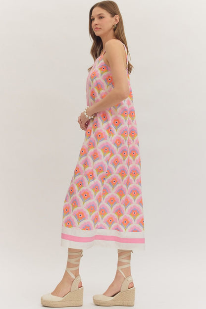 Nina Floral Midi Dress