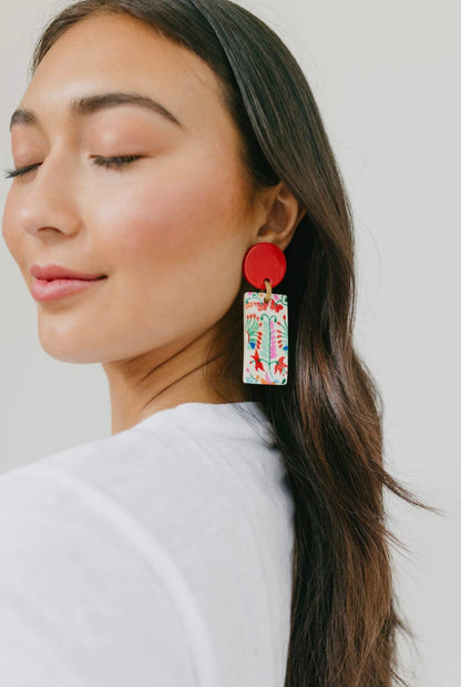 Feliz Cabana Earrings-Sunshine Tienda