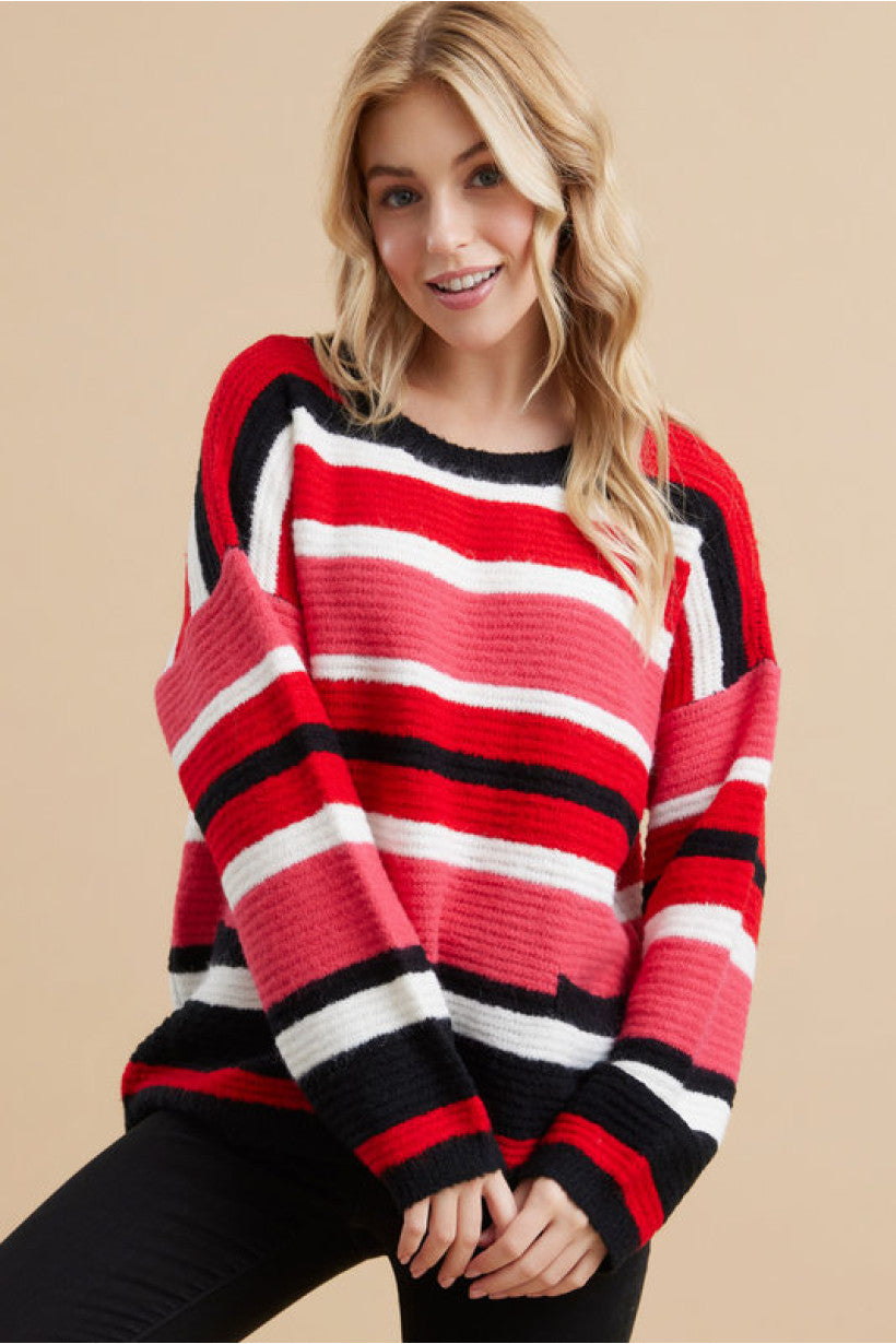 Rise Up Striped Sweater