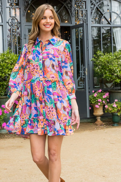 Flow is Flow Spring Dress-THML