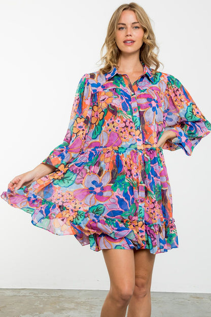 Flow is Flow Spring Dress-THML