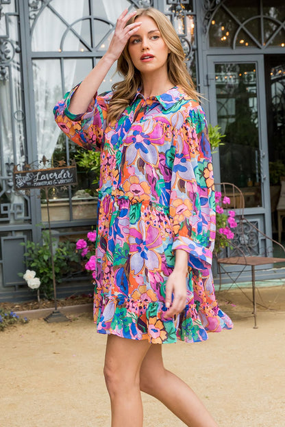 Flow is Flow Spring Dress-THML