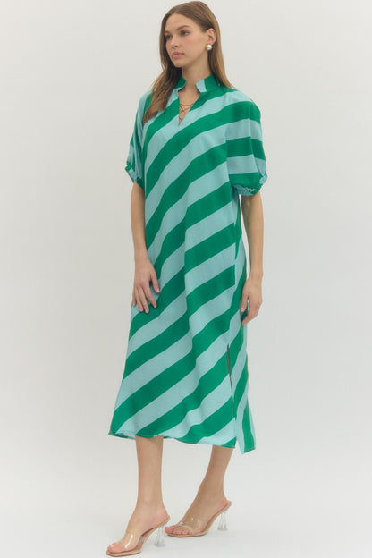 Kyle Striped Dress