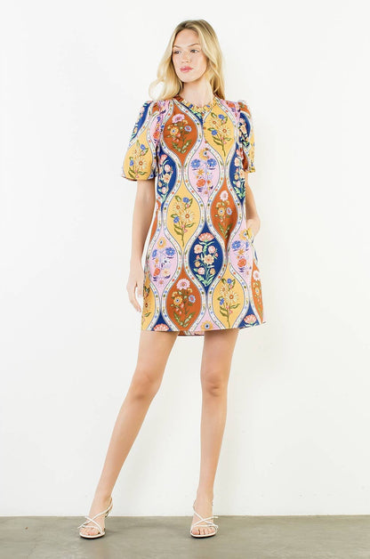 Kennedy Vintage Floral Dress