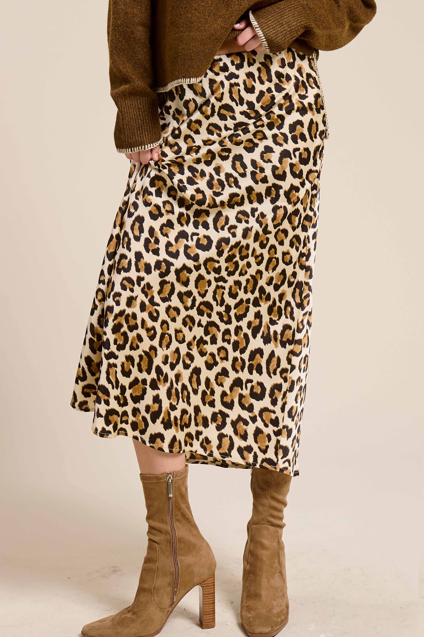 Kelly Basic Satin Slip Skirt