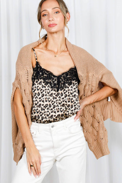 The Jill Lace Trim Camisole Top