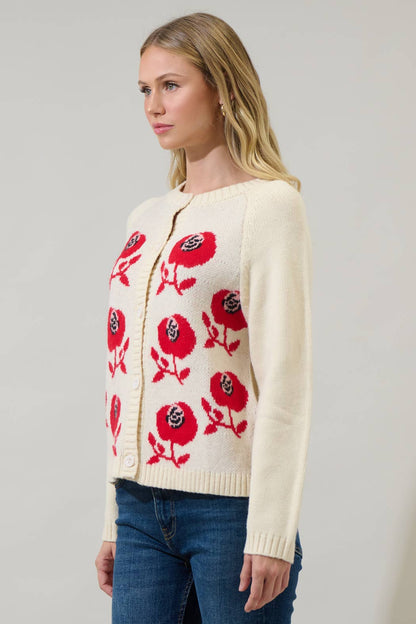 Peralta Floral Cardigan