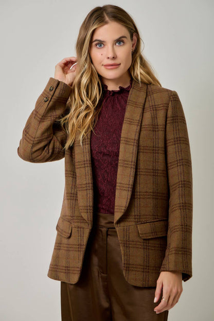 Harlow Plaid Blazer