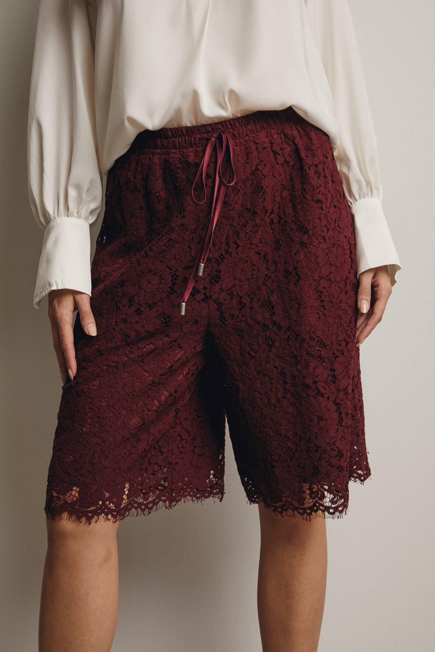 Mandy Lace Bermuda Shorts
