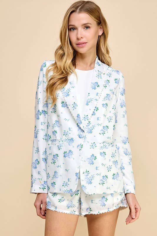 Enchanted Floral Blazer