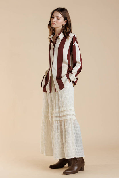 Zoe Button Down Long Sleeve Shirt