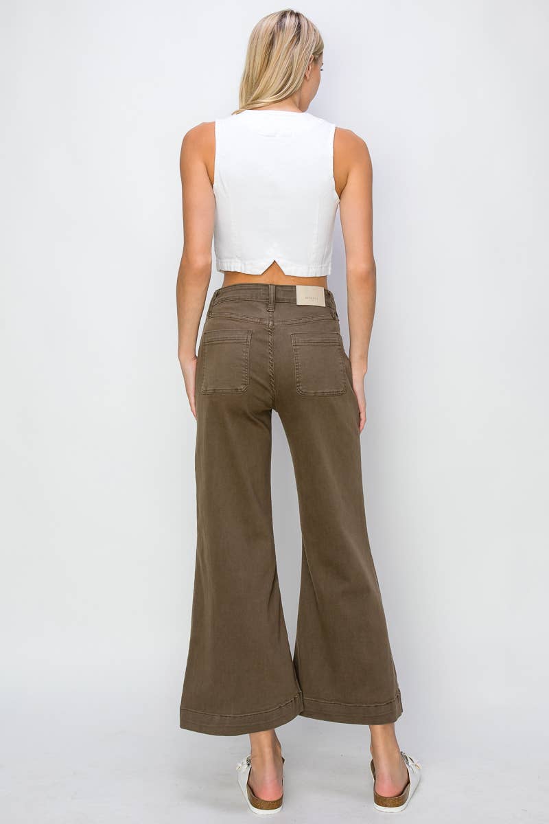 Lawton High Rise Stretch Wide Leg Jeans- Artemis Vintage