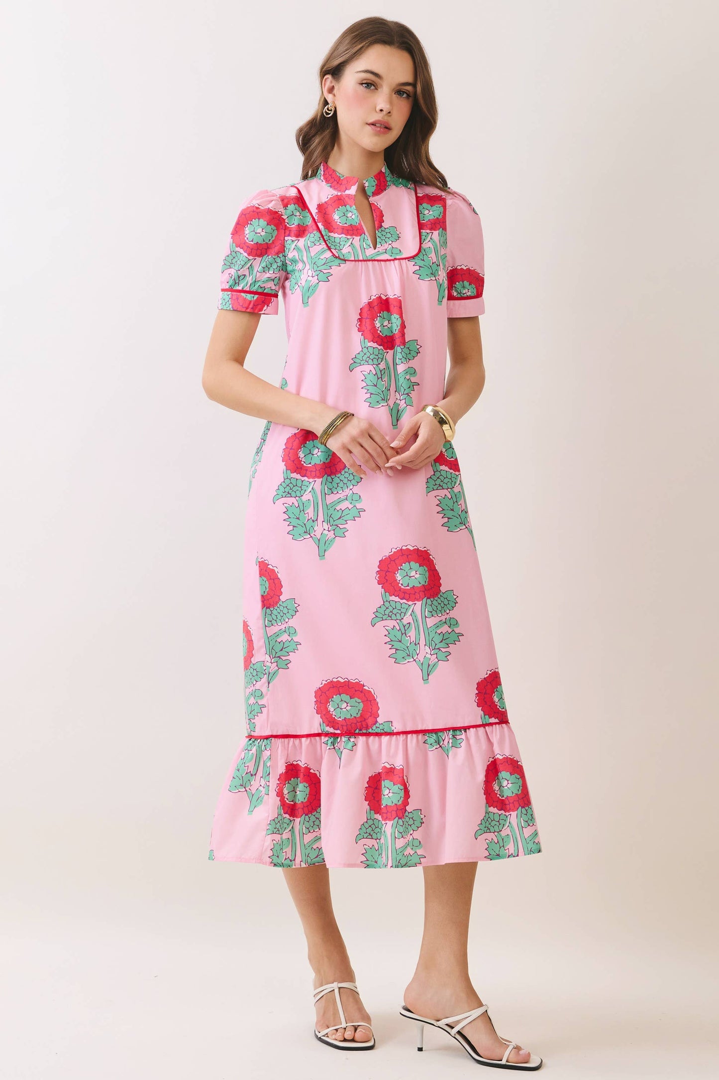 Jessica Floral Midi Dress