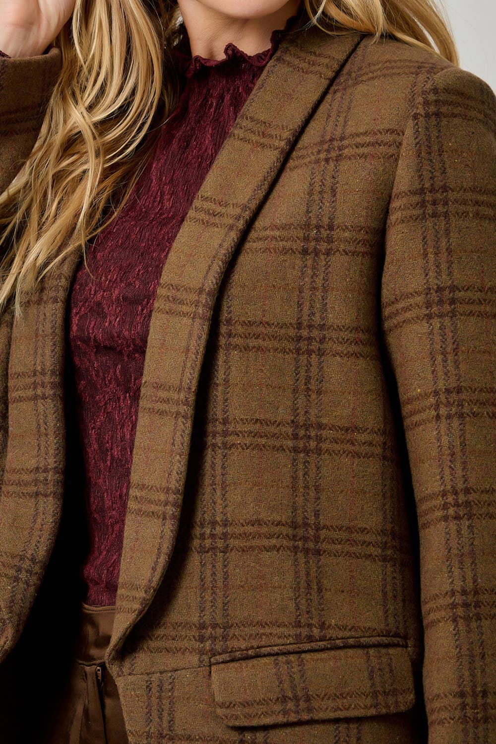 Harlow Plaid Blazer