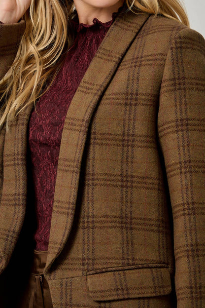 Harlow Plaid Blazer