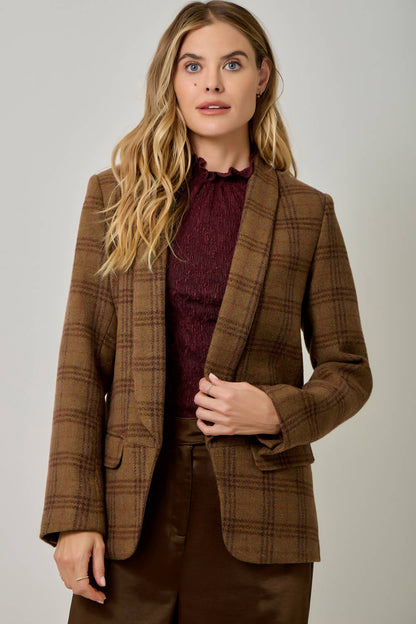 Harlow Plaid Blazer