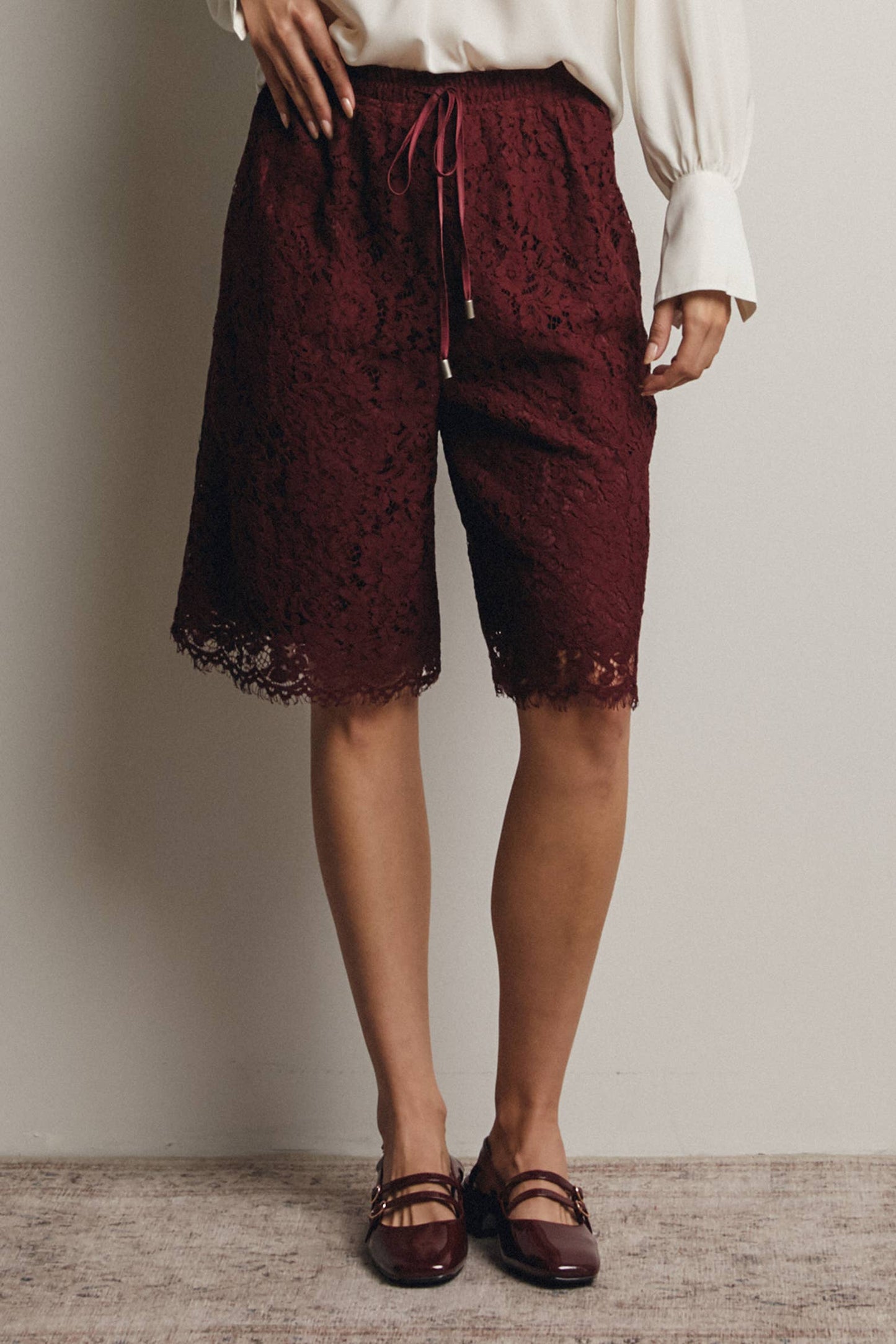 Mandy Lace Bermuda Shorts