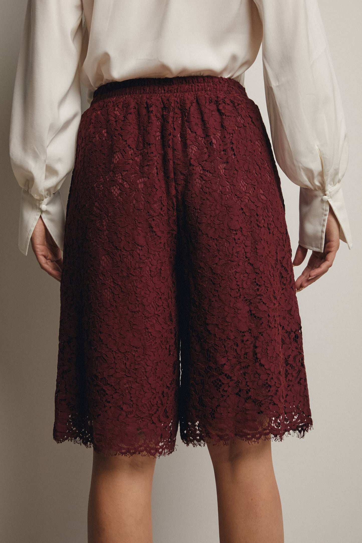 Mandy Lace Bermuda Shorts