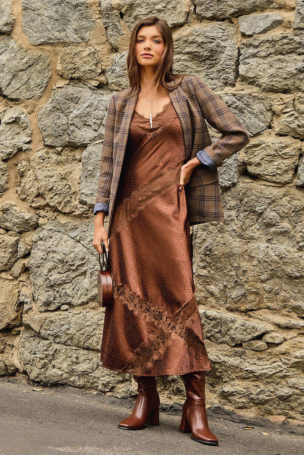 Harlow Plaid Blazer