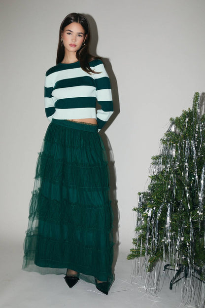 Holly Tiered Midi Skirt