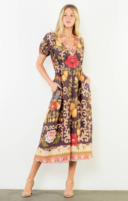 Rio Vibes Midi Dress: THML