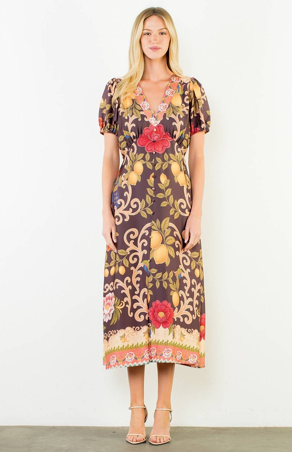 Rio Vibes Midi Dress: THML