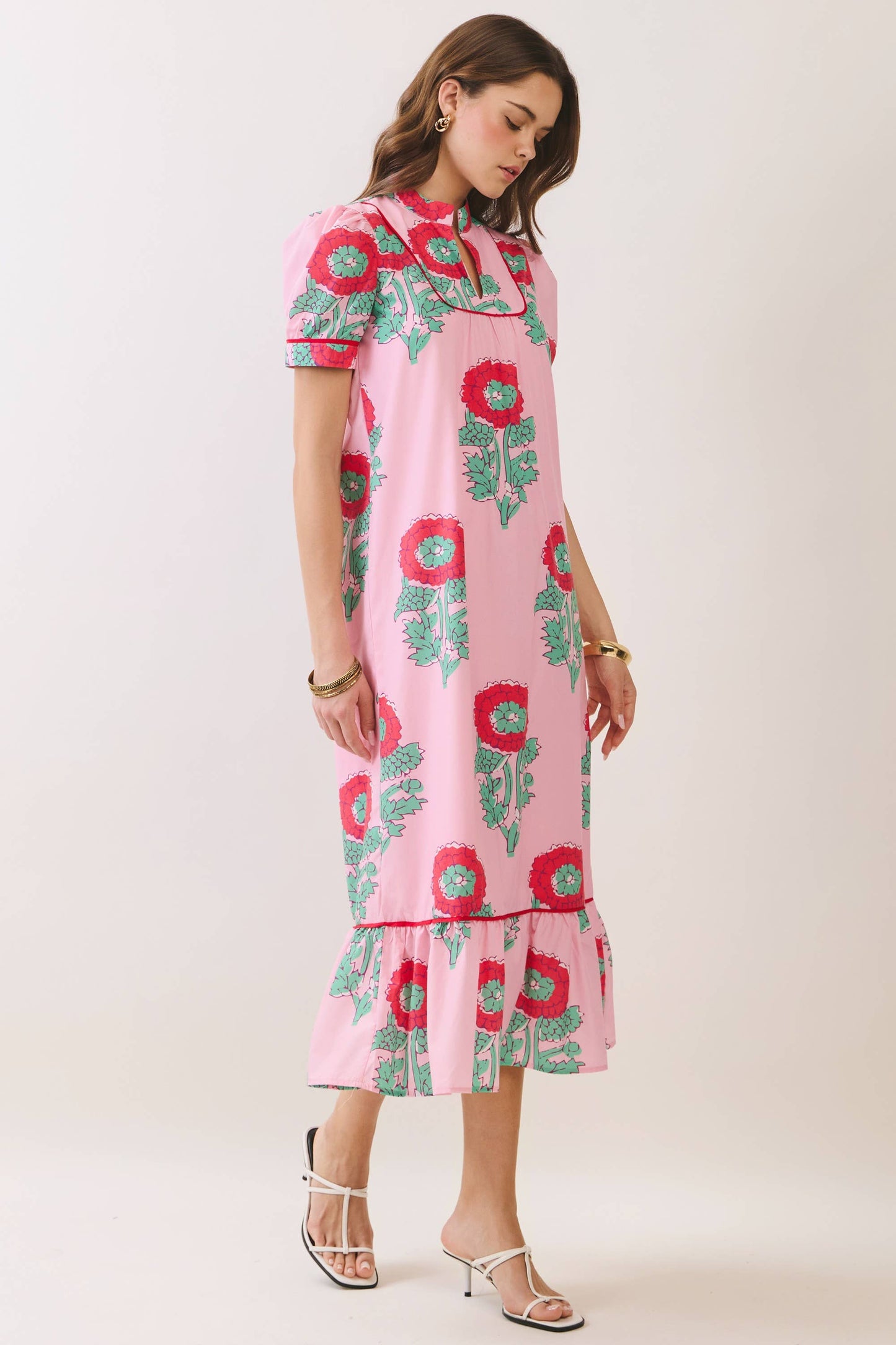 Jessica Floral Midi Dress