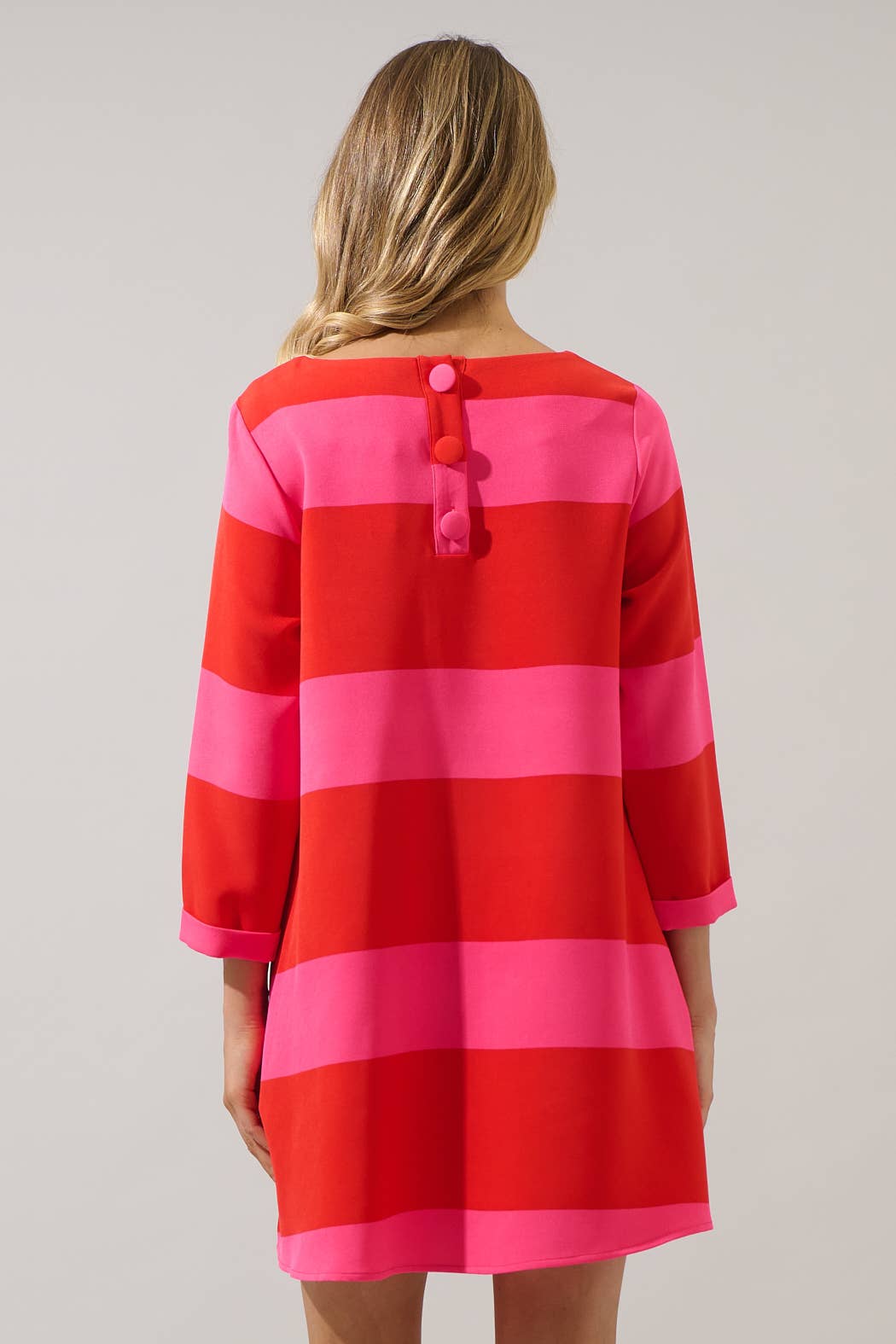 Lolli Striped Shift Mini Dress